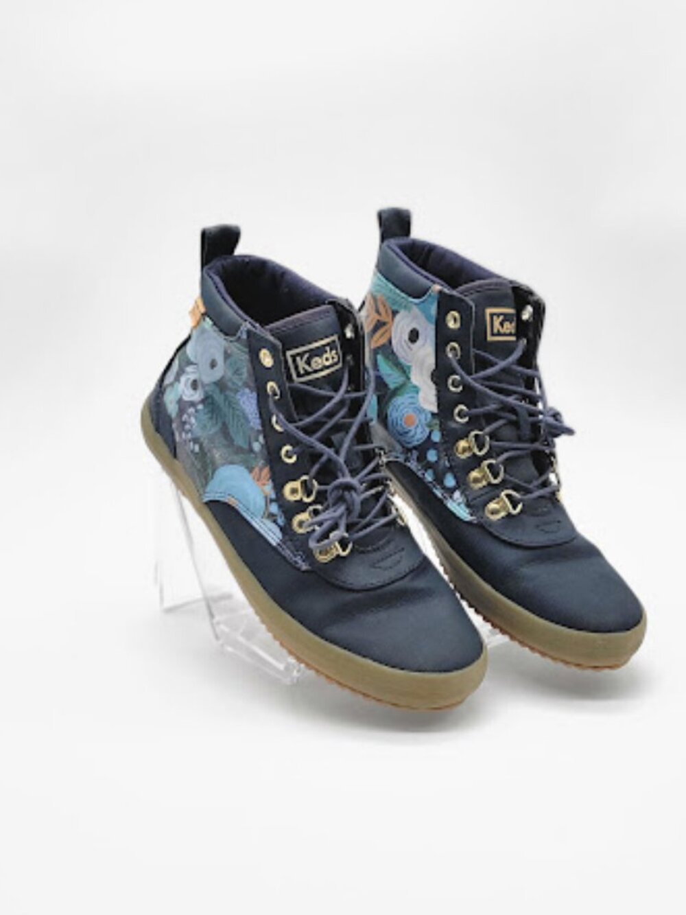 KEDS Scout Water Resistant Mid Top Sneakers Women’s Size 7 Navy lace up shoes